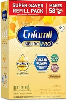Enfamil NeuroPro Baby Formula, Brain Building Duo DHA & MFGM, Exclusive Immune Supporting HuMO6 Blend, Powder Infant Formula, Baby Milk, 36.4 Oz