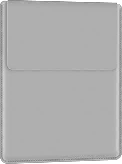 BVYA 13.3-14" Sleeve, PU Leather Laptop Case Compatible with New MacBook Air 13.6/Pro/Max M2/M1 A2779 A2442 14, 13.5 Surface 5/4/3/2/1, Compatible with Laptop 2022 Pro 14 inch