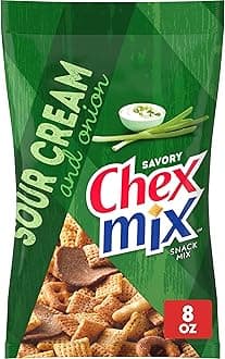 Chex Mix Snack Mix, Sour Cream and Onion, Snacks, 8 oz