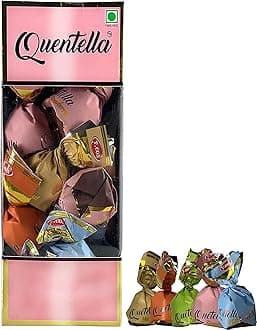 - Godka Quentella Mix Flavour Chocolate Box (Oreange, Hazelnut, Coconut, Caremal,Strawberry,Milk Flavour) / 20 Pcs in Box,240 Gram