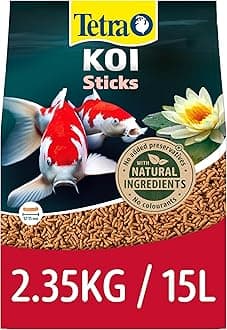 Tetra Koi Pond Fish Food Sticks 2.35kg - biologically balanced for koi fish