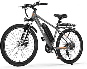 QlifeRacer Electric Bike for Adults - 21-Speed 22MPH Mountain Ebike with 750W Peak Brushless Motor, 375Wh Removable Battery, 26X2.1 Tire Step Over E-MTB, Up to 40 Miles, E Bikes