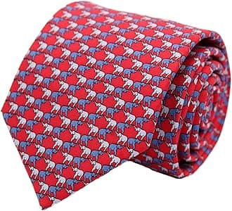 100% Silk Ties for Men Handmade Neckties with Animal Printed Patterns+Gift box …