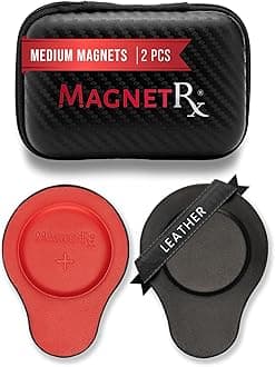 MagnetRX® Biomagnetic Therapy Magnet Kit – Imanes terapeuticos de neodimio para biomagnetismo – Dr Goiz Magnets for Bio Magnet Pair Therapy – Neodymium Biomagnetism Magnets (2 Units)