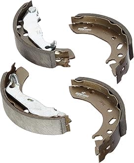 UNO MINDA BS1601 Brake Shoes Rear for FIGO/IKON (Set of 4)