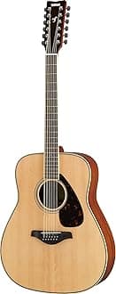 Yamaha FS820 Small Body Solid Top Acoustic Guitar, Turquoise