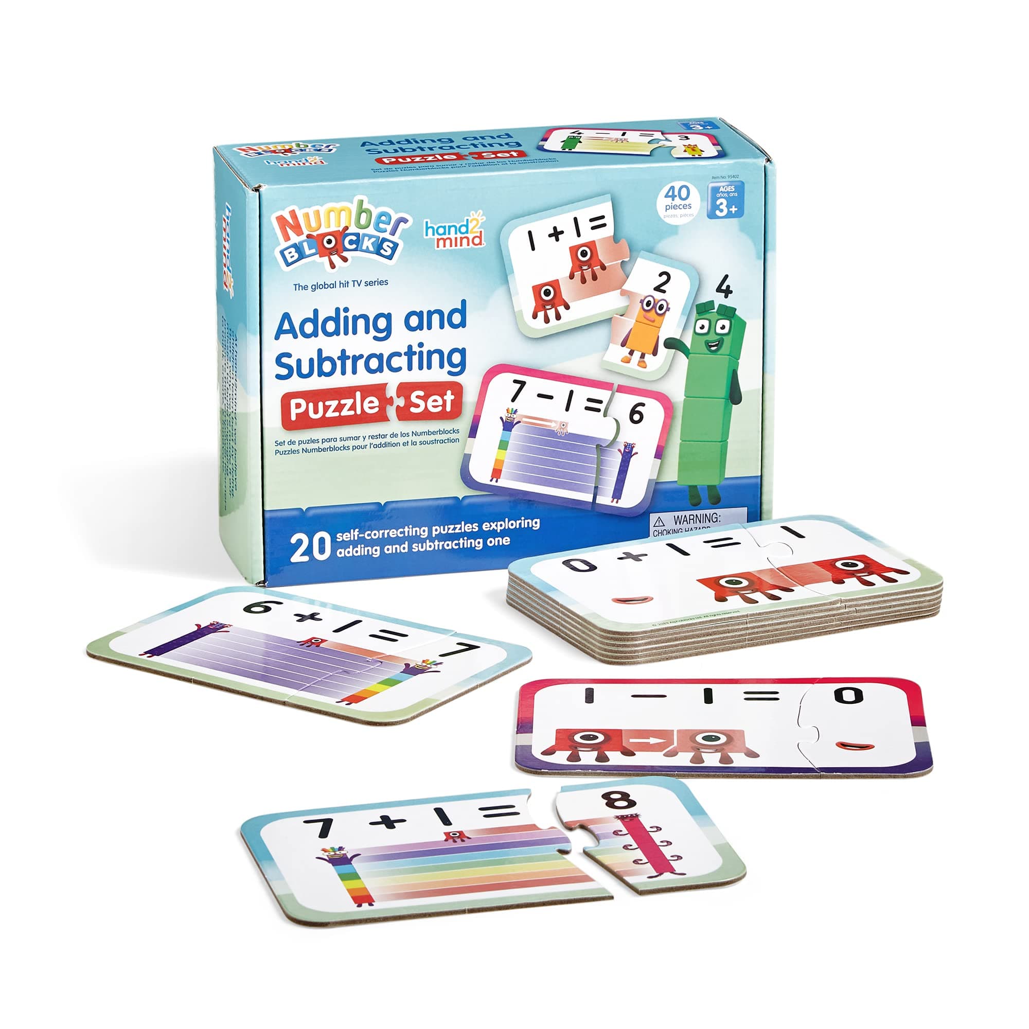 Numberblocks Adding and Subtracting Puzzle Set