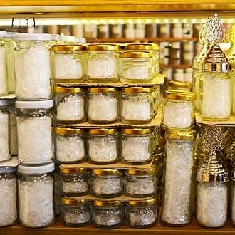 AWAFI MILLMenthol Crystals (بلورات النعناع) | 100% Pure Natural Aromatherapy | Bulk Purchase Peppermint Essential Oil Cristaux (Bottle Of (250 Gram))