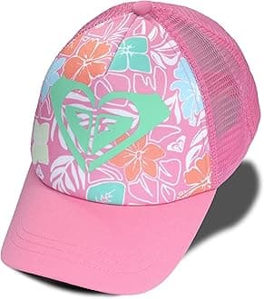 Girl's Sweet Emotions Trucker Hat – Adjustable Summer Cap with Mesh Back, Lightweight and Breathable