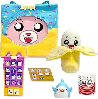 LankyBox Giant Foxy Surprise Snack Box, Mystery Surprise Giant Blind Box, 5 Fun Surprises Inside, Official LankyBox Merch