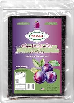 Takam Lavashak Plum Fruit Leather Authentic Persian Style Sour and Salty Fruit Layer 6 OZ - 168g لواشک آلو