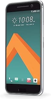HTC 10 32GB Single SIM Android Smartphone - (GSM Only, No CDMA) Factory Unlocked - International Version with No Warranty (Glacier Silver)