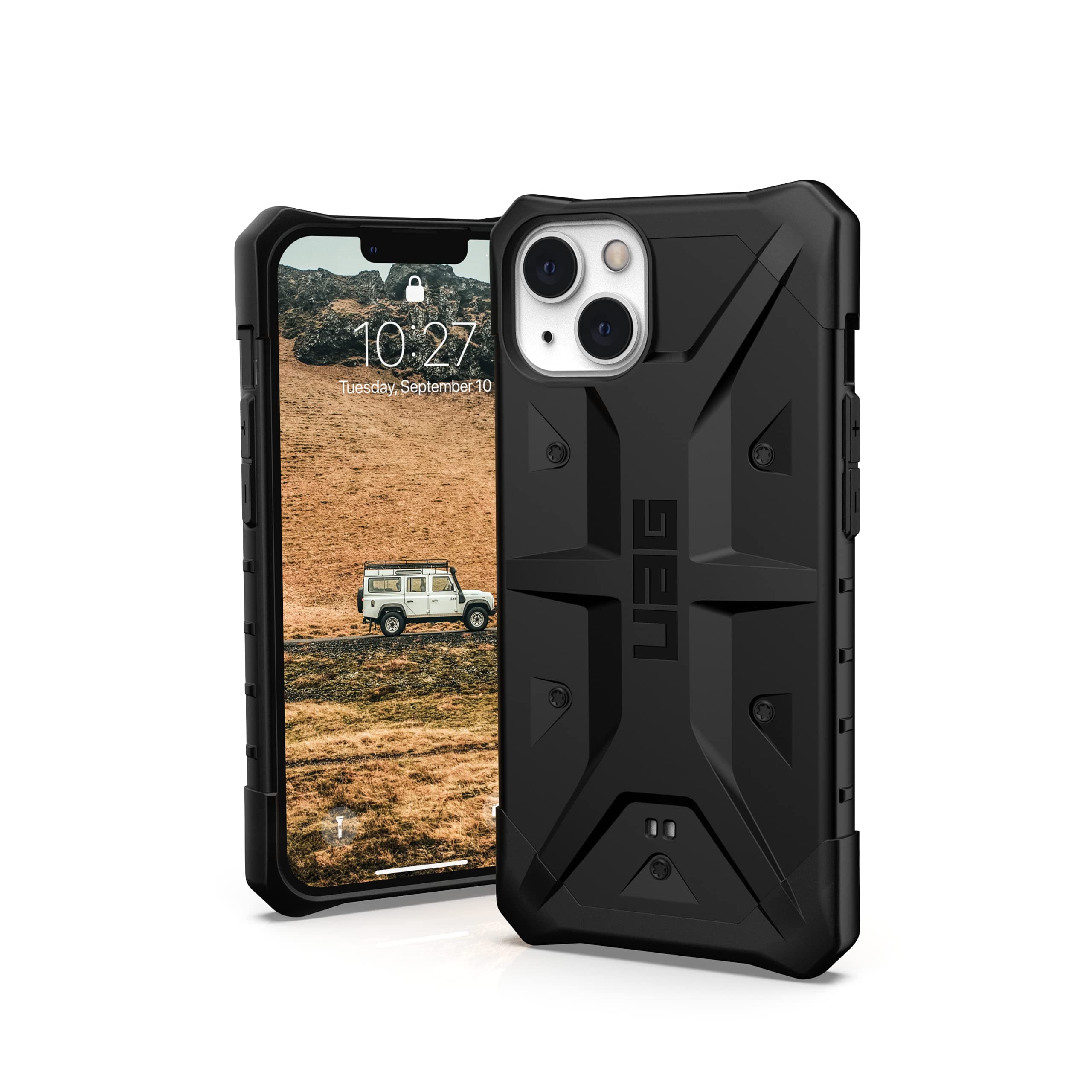 UAG Designed for Mango Case [6.1-inch screen] Rugged Lightweight Slim Shockproof Pathfinder Protective Cover, Black