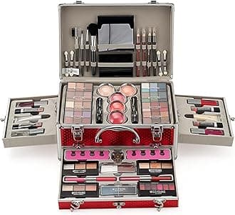 All-In-One Makeup Kit, MKNZOME Complete Makeup Gift Set Full Kit Combination with Eyeshadow Blush Lipstick Concealer etc, Essential Starter Bundle for Women, Pro Multi-purpose Beauty Cosmetic Set#1