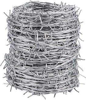 Green Blade BB-CW121 30m x 1.7mm Galvanized Barbed Wire in Carry Tub