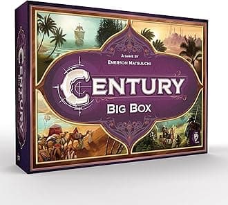 Century Big Box Board Game - Complete Trilogy Collection for Global Trading Adventures - Strategy Game for Kids and Adults, Ages 8+, 2-4 Players, 30-45 Min Playtime, Made by Plan B Games