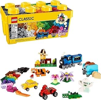 LEGO® Classic Medium Creative Brick Box 10696 Building Blocks Toy Set; Toys for Boys, Girls, and Kids (484 Pieces)