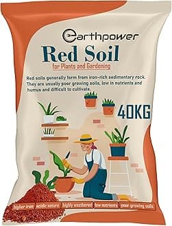EarthPower Garden Red Soil for Plants - 40 Kg | Fertilizer for Plants | Manure for Home Gardening