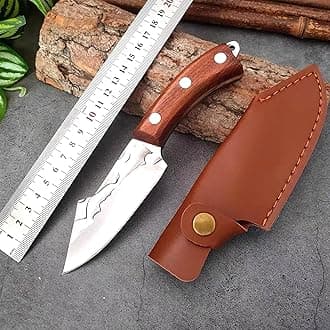 Fixed Blade Knife, 7.1in Survival Tactical Knife with Sheath, Fixed Blade Full Tang Knife for Outdoor Camping Hiking Fishing