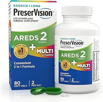 PreserVision AREDS 2 + Multivitamin, #1 Eye Doctor Recommended Brand, 2-in-1 ...