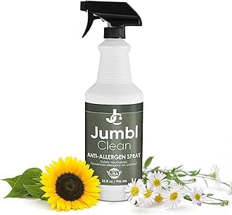 Unscented Anti-Allergen Spray Household Cleaner Reduce Dust, Pollen from Home Furniture, Fabric, Clothes & Carpet - Allergy Asthma Spray - Eco-Friendly - Made in USA 32 fl oz (946 ml)