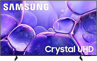 Samsung 70-Inch Class Crystal UHD U8000F 4K Smart TV (2025 Model) Endless Free Content, Crystal Processor 4K, MetalStream Design, Knox Security, Alexa Built-in