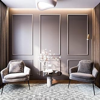 Ready to Go Wall Molding Kit - 3 Upper & 3 Bottom Frames | Easy Installation