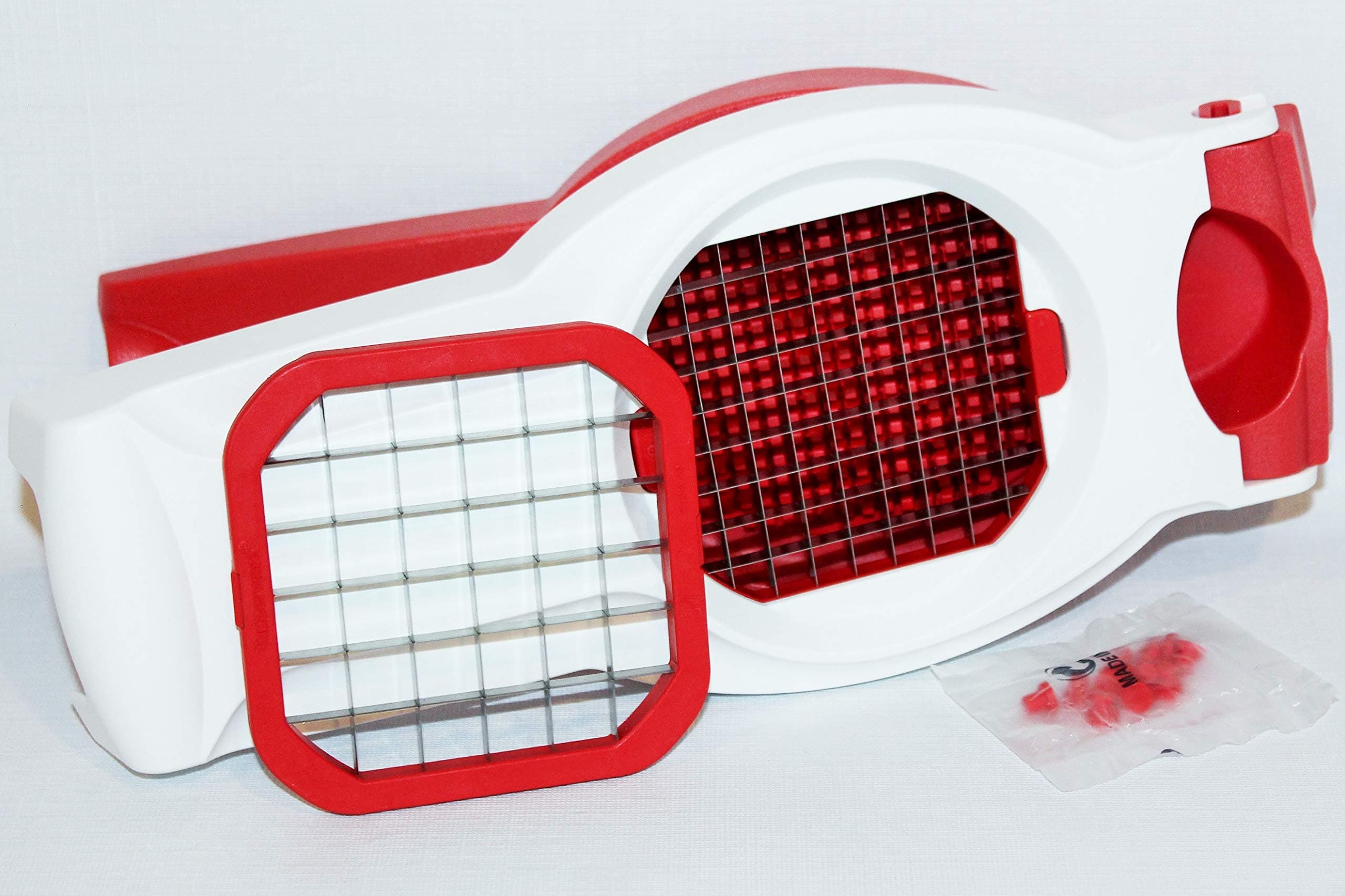 Tupperware Time Savers Slice and Dice Easy Chopper Red and White