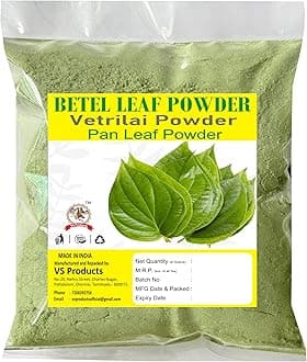 Betel Leaf Powder, 100g, Vetrilai, Banarasi Paan, Paan Leaf Powder, For Helpful in Reduces Bloating, Gut Inflammation, Improves Digestion (Pack of 2 x 50g)