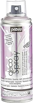 Pebeo Water-Based Acrylic Spray Paint, Deco Spray, 200ml, Pearl Color, NO.864 Lilac Pearl