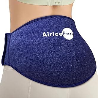 Ice Pack for Back Pain Relief, Reusable Gel Lower Back Wrap, Cold Compress Therapy for Waist Lumbar Injuries, Sciatic Nerve, Herniated or Degenerative Disc, Coccyx, Tailbone Pain Blue