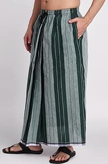 Gowri Tex Elastic Premium Lungi with Dual Packet Pack of 1