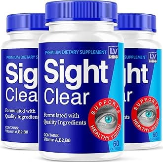Sight Clear 20/20 Vision Support Supplement for Eyes - (3 Month) - Pack of 3