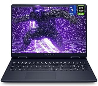 Alienware 16 Aurora Gaming Laptop, Intel 7-240H, 64 GB DDR5 RAM, 1 TB PCIe SSD, 16" WQXGA (2560x1600) 120Hz Display, Nvidia G-Force RTX 5060, Backlit Keyboard, W11 Home, Blue