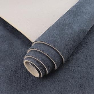 - Suede Headliner Fabric with Foam Backing 60" W×120" L Auto Suede Headliner Material for Car Truck RV SUV Boat Home Roof Interior Replacement Fabric, Charcoal