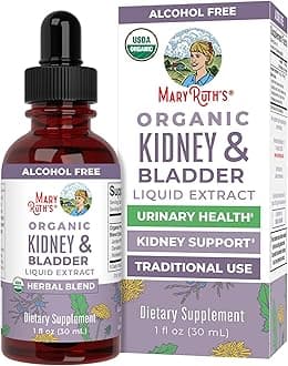 Organics Herbal Supplement Drops | Support Renal & Urinary Systems | Juniper Berry | Cleavers | Dandelion | Hawthorn | Horsetail & Chanca Piedra | Vegan | Non-GMO | 1 Fl Oz