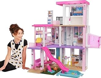 Barbie Dreamhouse (3.75-ft) Dollhouse with Pool, Slide, Elevator, Lights & Sounds