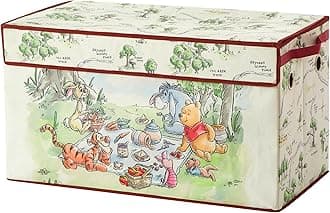 Disney Winnie the Pooh Collapsible Storage Trunk, Durable with Soft Lid, 28.5"x14.5"x16"
