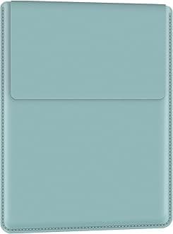 BVYA 13.3-14" Sleeve, PU Leather Laptop Case Compatible with New MacBook Air 13.6/Pro/Max M2/M1 A2779 A2442 14, 13.5 Surface 5/4/3/2/1, Compatible with Laptop 2022 Pro 14 inch