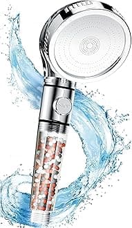 SKY-TOUCH Sky Touch High Pressure Filtered Shower Head For Hard Water And Filtering Impurities, Hand Held Shower Head With Filter Balls.