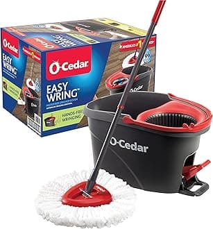 EasyWring Microfiber Spin Mop and Bucket Cleaning System