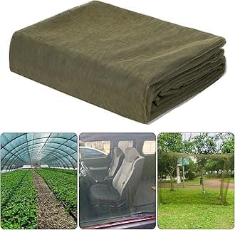 Mosquito Netting 39x10Ft Garden Mesh Netting, Fly Bird Net Barrier Hunting Blind Plant Protecting Net, 3x12m Green