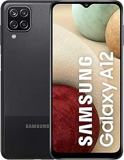 Galaxy A12 - Smartphone 64GB, 4GB RAM, Dual Sim, Black