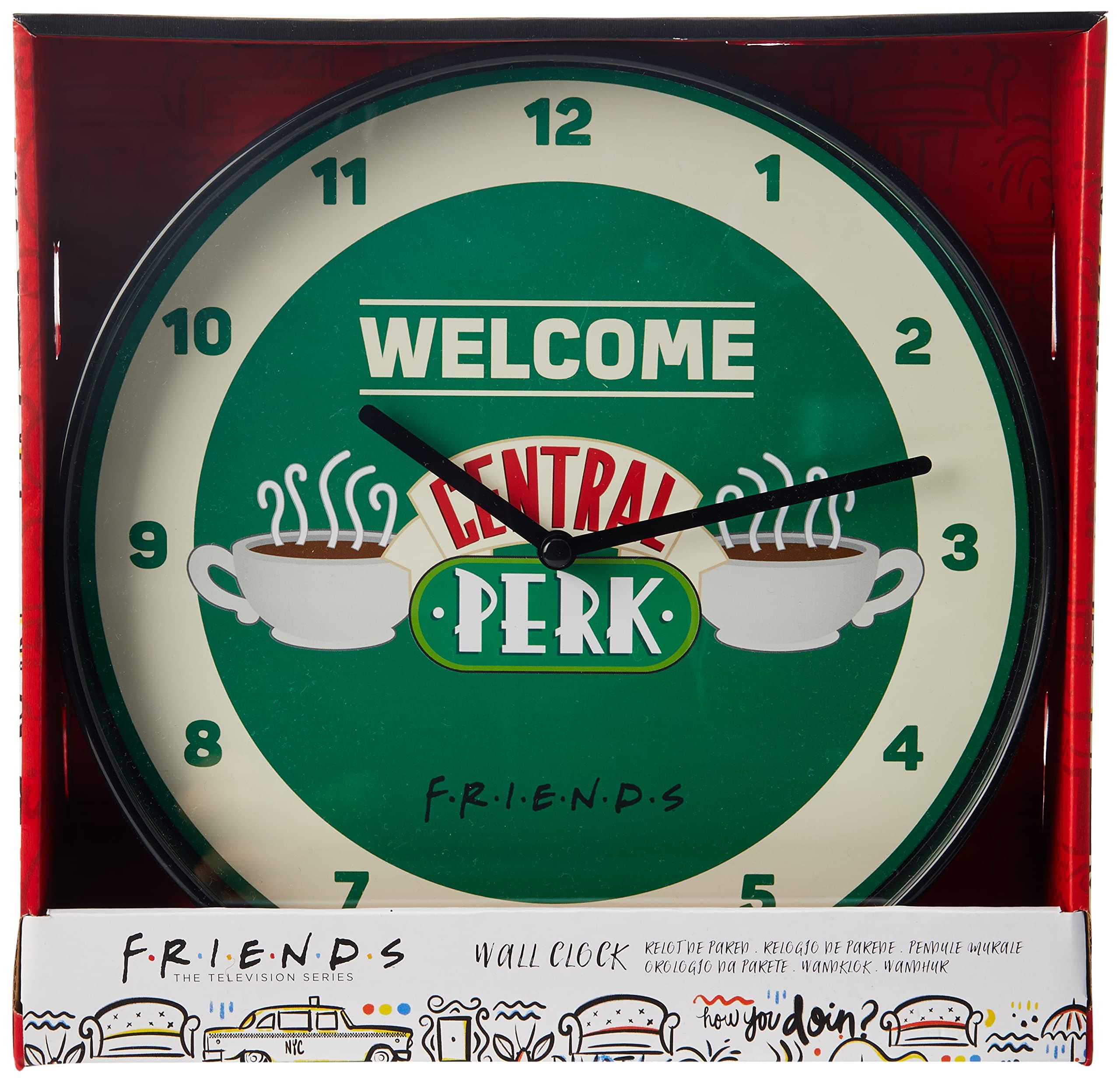 FRIENDS Central Perk 10" 26cm Wall Clock