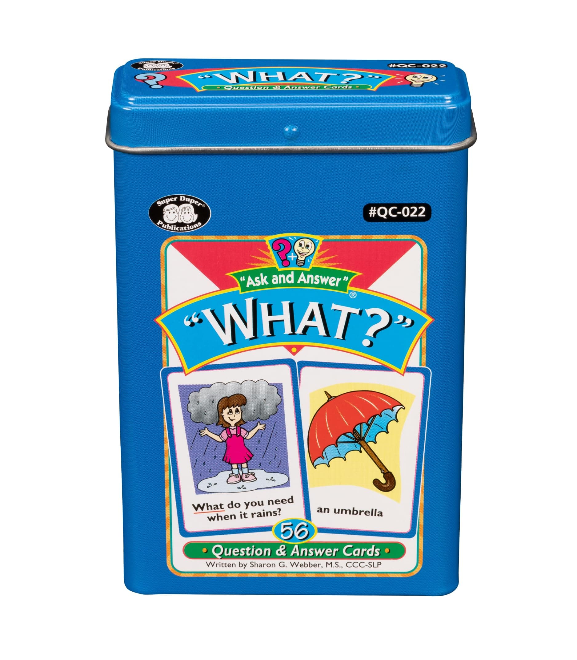 Ask and Answer What Questions Flash Card Deck Educational Learning Resource for Children