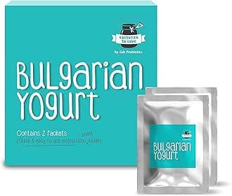 Probiotics Bulgarian Yogurt Starter Culture - Experience Heirloom Quality And Unforgettable Creaminess - Create Homemade Delights With Ease,1 Count,10 Grams