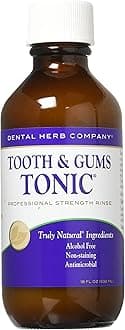 Tooth & Gums Tonic – Truly Natural Oral Rinse, Plant-Based, Alcohol-Free, Fluoride-Free, Herbal Extracts & Essential Oils, Fresh Breath & Daily Gum Care, 18 fl oz – Dental Herb Company