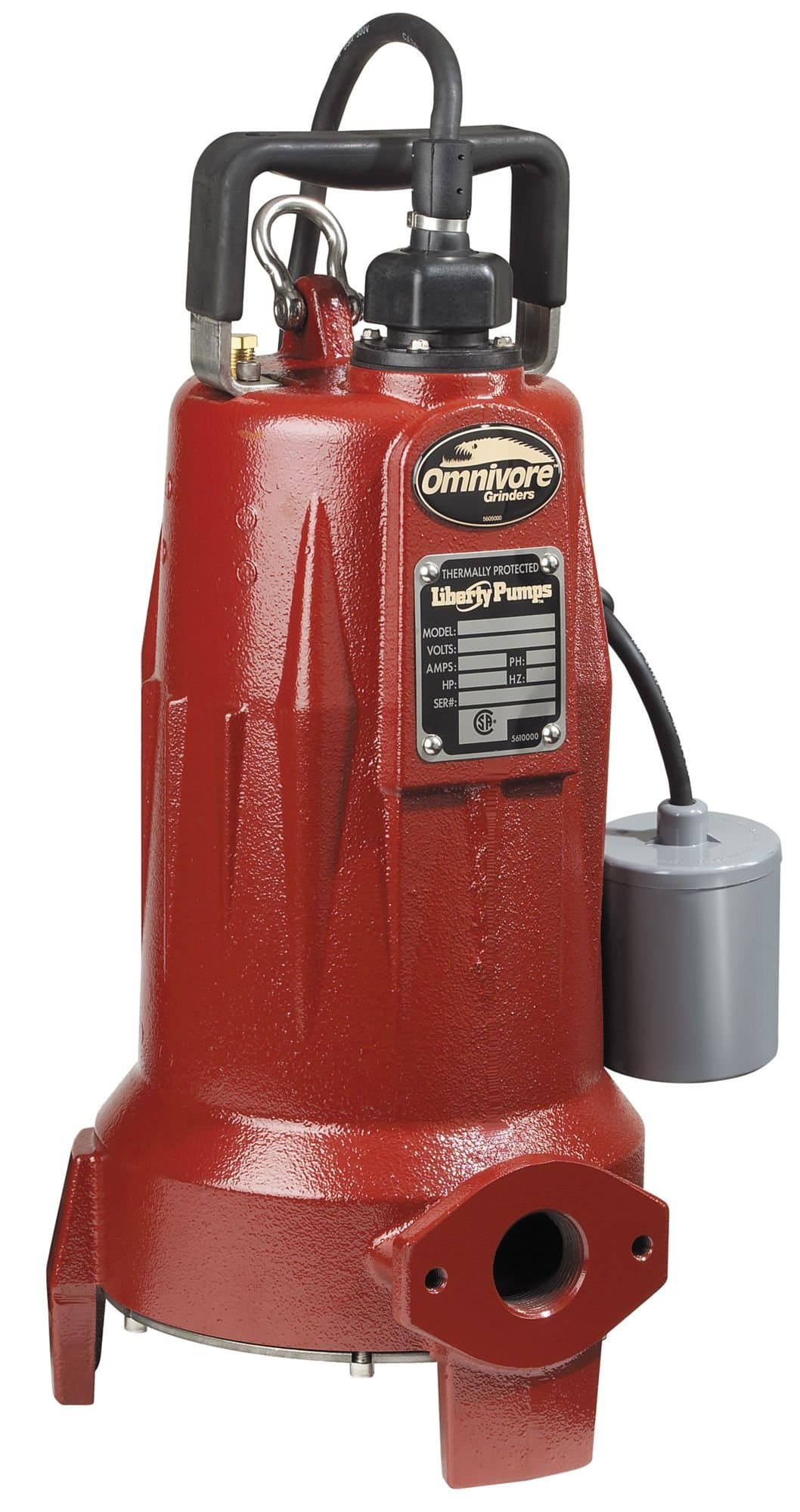 Grinder Pump, 2 HP, 208-230 Voltage