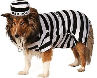 Rubies Prisoner Pet Costume for Dogs or Cats, Medium