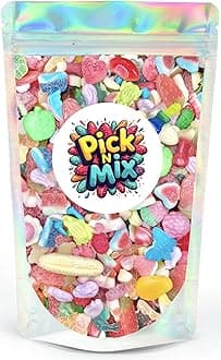 Large 800g Bag of Pick and Mix Sweets Fizzy & Gummy – A Delicious Mix of Retro & Sour Flavours – Great for Sharing - A Fun Candy Treat or Gift Alternative